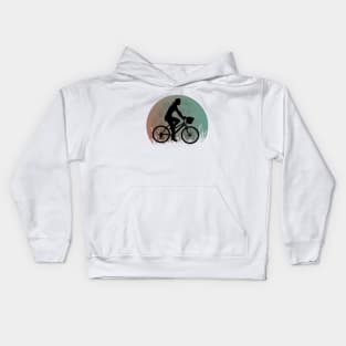 Cycling Vintage Retro Style Kids Hoodie